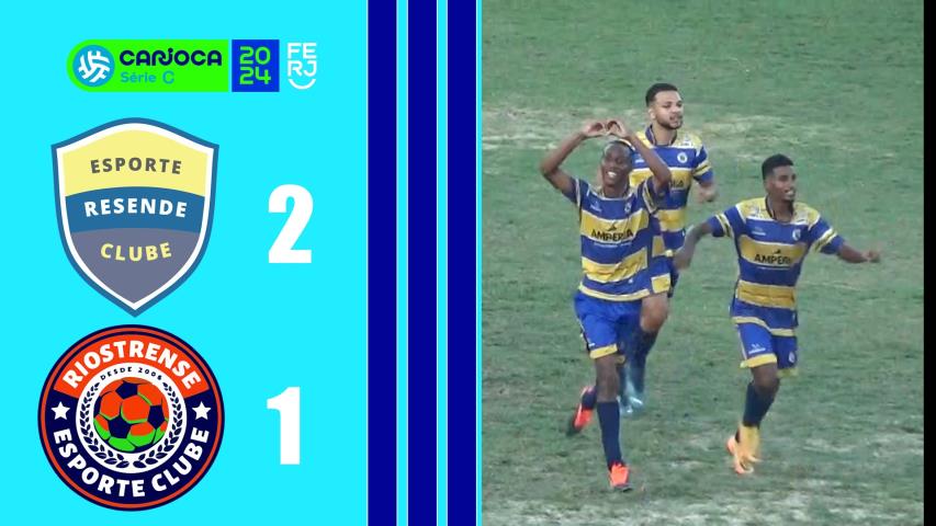 Ec Resende 2x1 Riostrense - Carioca Série C - Taça Waldir Amaral - 5ªrodada