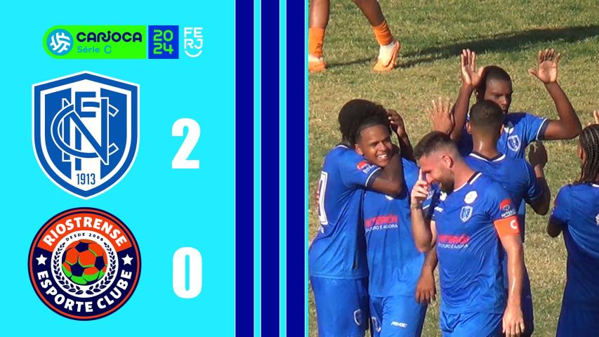 Niteroiense 2x0 Riostrense - Carioca Série C - Taça Waldir Amaral - 7ªrodada