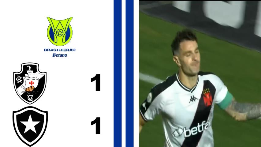 Vasco 1x1 Botafogo  - 13ª Rodada - Brasileiro Série a 2024