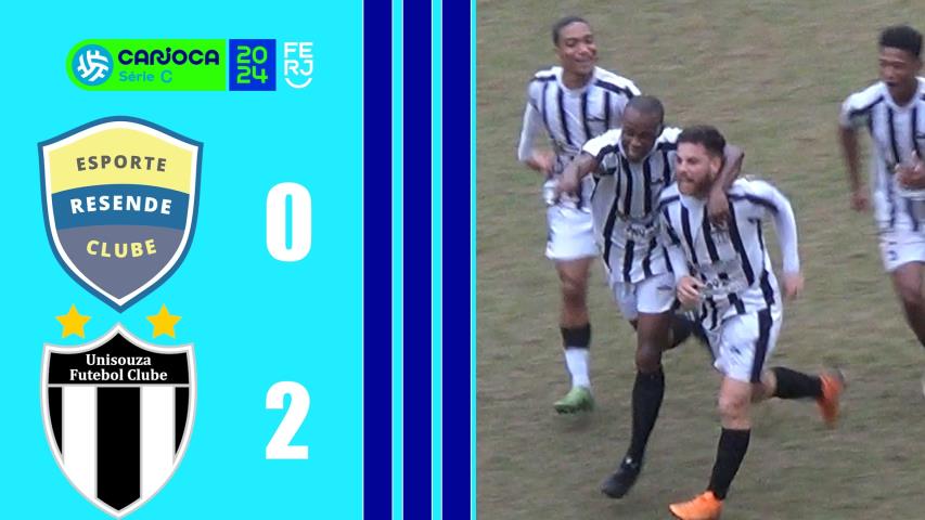 Ec Resende 0x2 Uni Souza - Carioca Série C - Taça Waldir Amaral - 8ªrodada