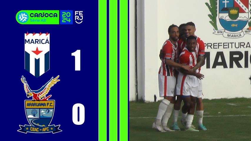 Maricá 1x0 Araruama - Carioca Série A2 - Taça Santos Dumont - 7ªrodada