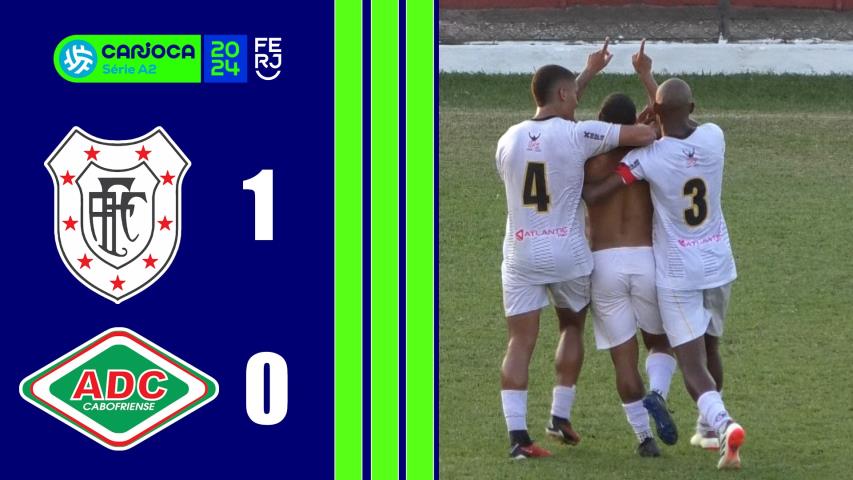 Americano 1x0 Cabofriense - Carioca Série A2 - Taça Santos Dumont - 7ªrodada