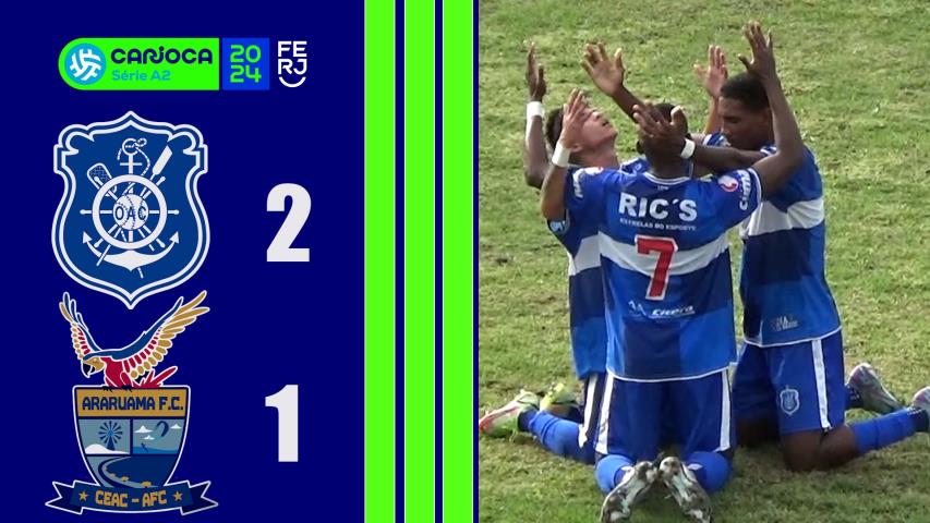 Olaria 2x1 Araruama - Carioca Série A2 - Taça Santos Dumont - 9ª Rodada