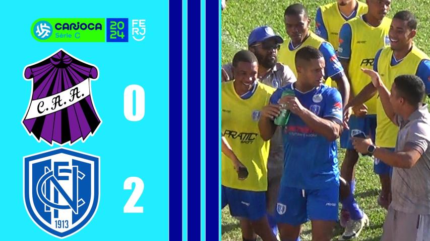 Campos 0x2 Niteroiense - Carioca Série C - Semifinal - Jogo de Ida