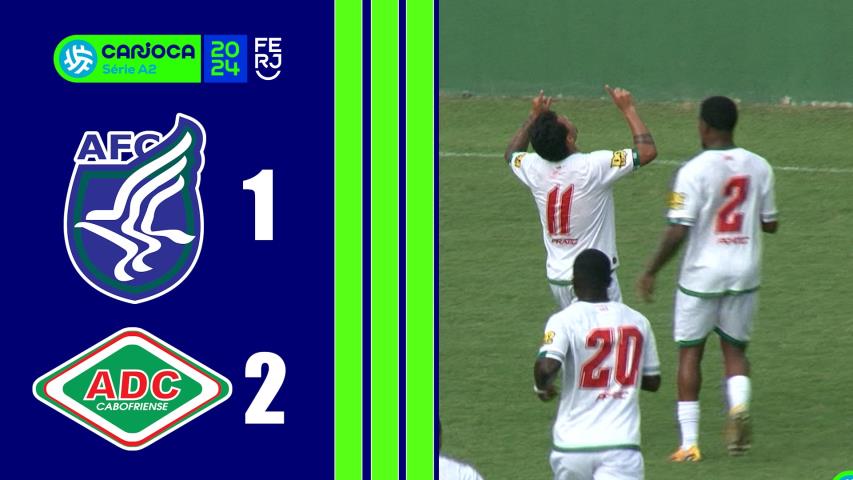 Artsul 1x2 Cabofriense - Carioca Série A2 - Taça Santos Dumont - 10ª Rodada