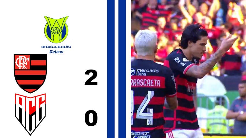 Flamengo 2x0 Atlético Goianiense - 20ª Rodada - Brasileiro Série a 2024
