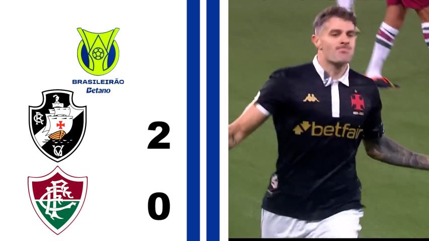 Vasco 2x0 Fluminense - 22ª Rodada - Brasileiro Série a 2024