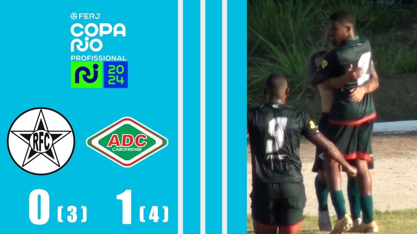 Resende 0 (3) X (4) 1 Cabofriense - Copa Rio Profissional 2024 - 2ª Fase - Jogo de Volta