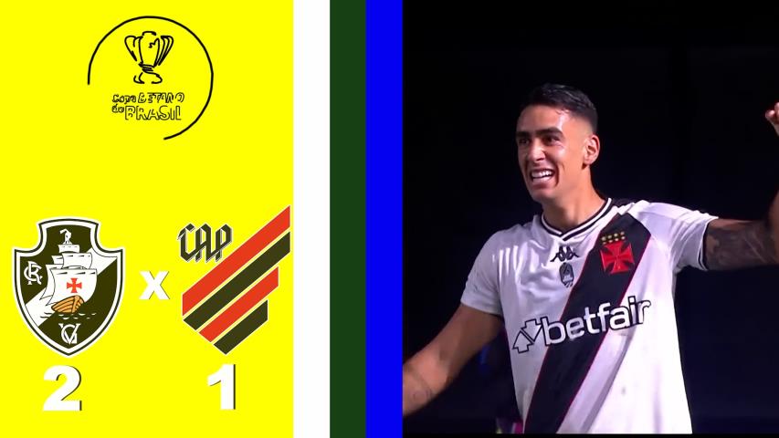 Vasco 2x1 Athletico Pr - Copa do Brasil 2024 - Quartas de Finais - Jogo de Ida
