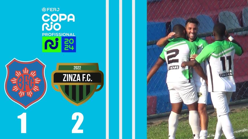 Bonsucesso 1x2 Zinzane  - Copa Rio Profissional 2024 - 3ª Fase - Jogo de Volta