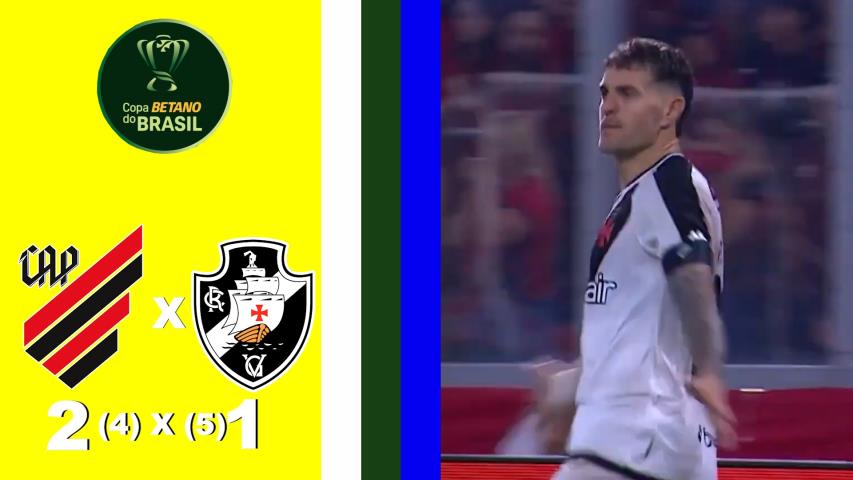 Athletico Pr 2 (4)x(5) 1 Vasco - Copa do Brasil 2024 - Quartas de Finais - Jogo de Volta