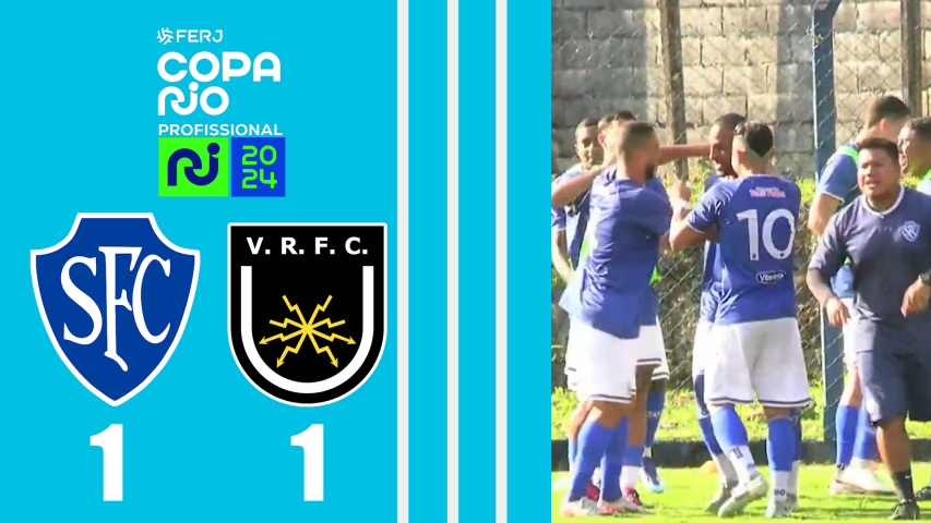 Serrano 1x1 Volta Redonda - Copa Rio Profissional 2024 - 3ª Fase - Jogo de Ida