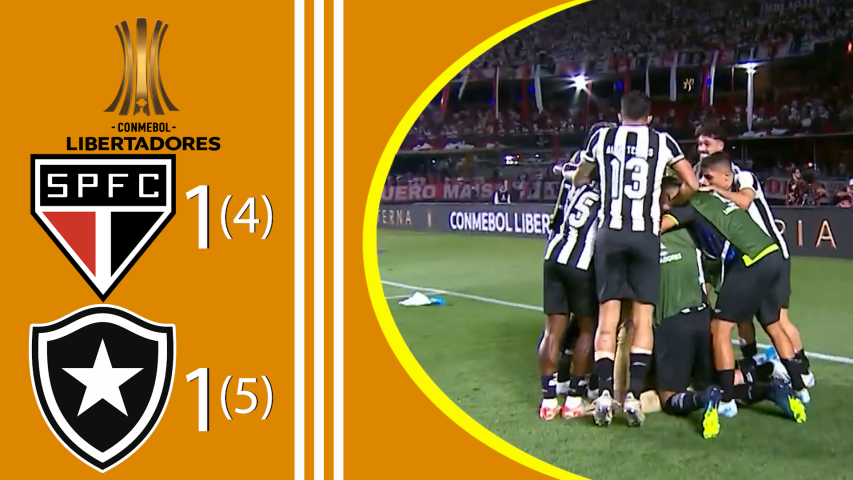 São Paulo 1(4) X (5)1 Botafogo - Libertadores 2024 - Quartas de Finais - Jogo de Volta