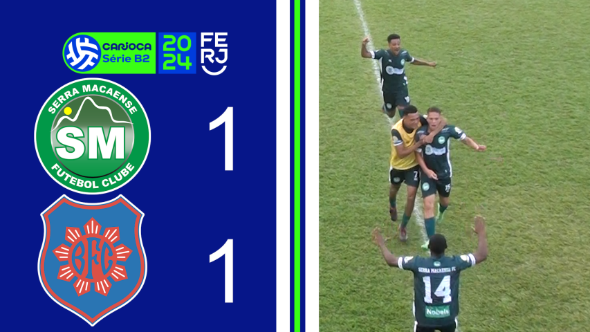 Serra Macaense 1x1 Bonsucesso - Carioca Série B2 - Taça Maracanã - 1ª Rodada