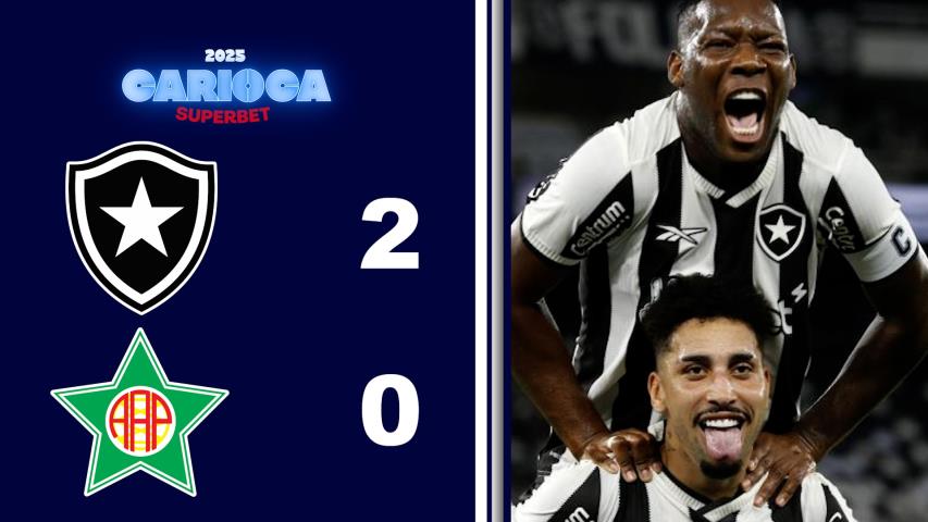 Carioca Superbet 2025 - Taça Guanabara - 2ª Rodada - Botafogo 2x0 Portuguesa