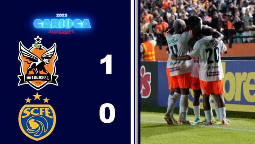 Carioca Superbet 2025 - Taça Guanabara - 2ª Rodada - Nova Iguaçu 1x0 Sampaio Correa