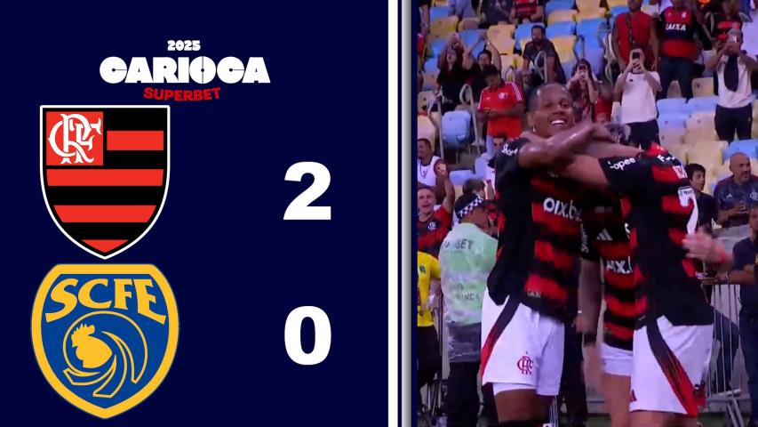 Carioca Superbet 2025 - Taça Guanabara - 6ª Rodada - Flamengo 2x0 Sampaio Correa