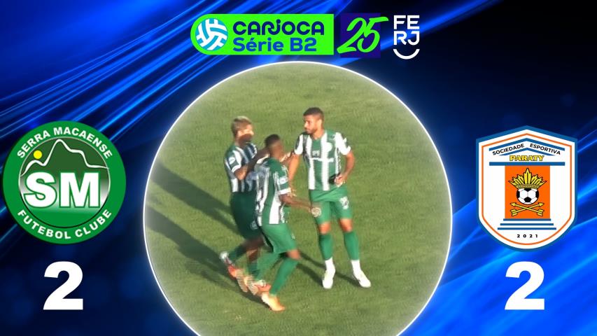 Carioca Série B2 Profissional (2025) - Taça Maracanã - 4ª Rodada - Serra Macaense 2x2 Paraty