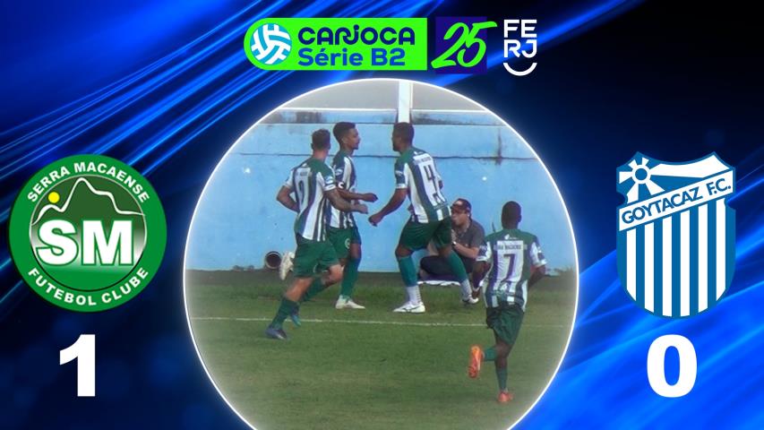 Carioca Série B2 Profissional (2025) - Taça Maracanã - 6ª Rodada - Serra Macaense 1x0 Goytacaz