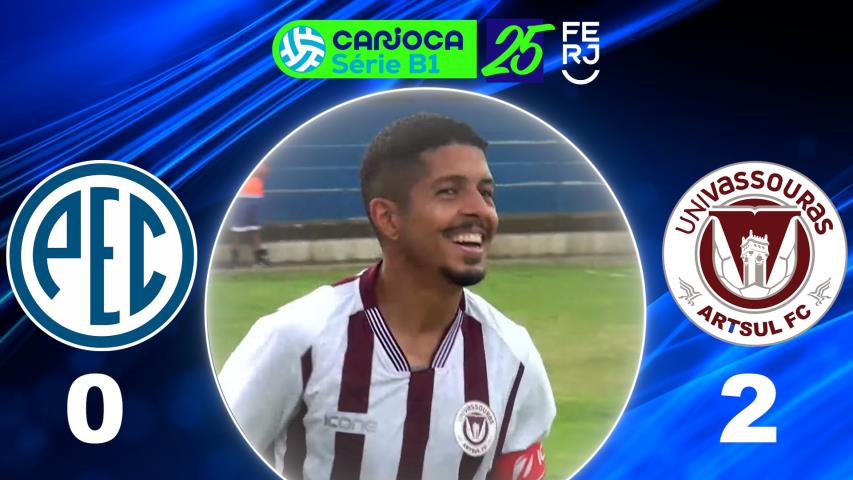 Carioca Série B1 PROF. (2025) - Taça Corcovado - 5ª Rodada - Paduano 0x2 Univassouras Artsul