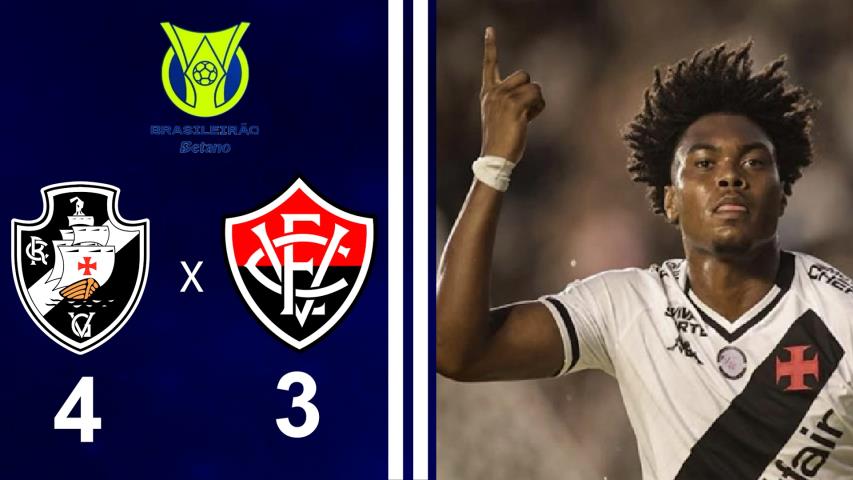 Brasileiro Série a 2025 - 27ª Rodada - Vasco 4x3 Vitória