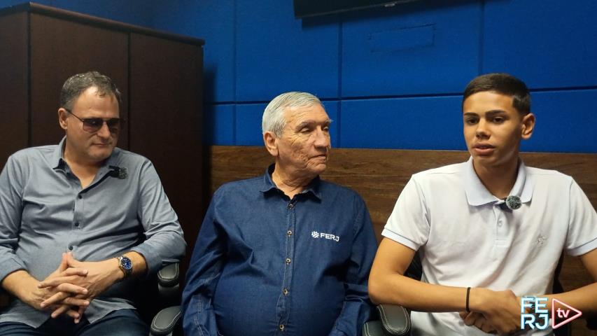 Programa Além dos Gramados    Goleiro Caio e o Presidente Reinaldo Frez do Santa Cruz Fc