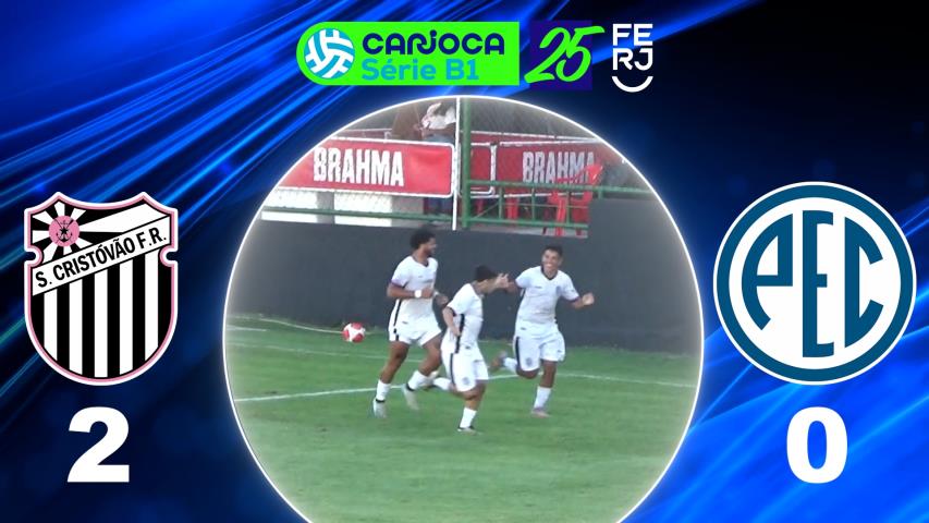 Carioca Série B1 PROF. (2025) - Taça Corcovado - 10ª Rodada - São Cristovão 2x0 Paduano