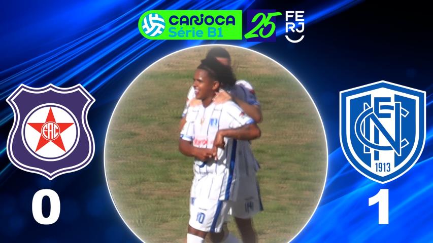 Carioca Série B1 PROF. (2025) - Taça Corcovado - 10ª Rodada - Fribueguense 0x1 Niteroiense