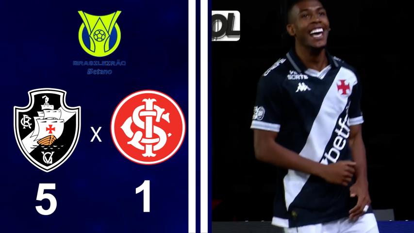 Brasileiro Série a 2025 - 36ª Rodada - Vasco 5x1 Internacional