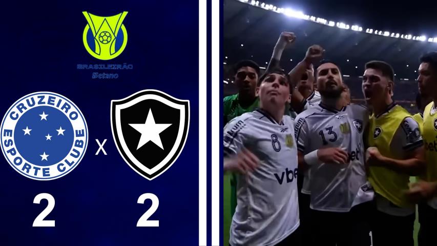 Brasileiro Série a 2025 - 37ª Rodada - Cruzeiro 2x2 Botafogo