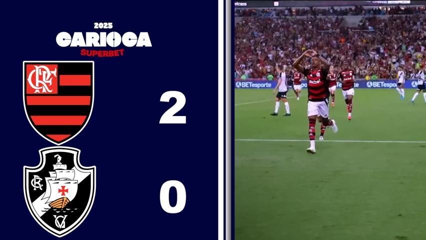 Carioca Superbet 2025 - Taça Guanabara - 10ª Rodada - Flamengo 2x0 Vasco