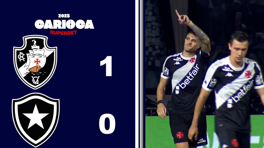 Carioca Superbet 2025 - Taça Guanabara - 11ª Rodada - Vasco 1x0 Botafogo