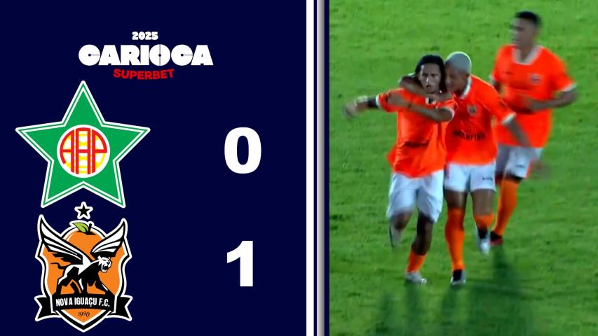 Carioca Superbet 2025 - Taça Guanabara - 7ª Rodada - Portuguesa 0x1 Nova Iguaçu