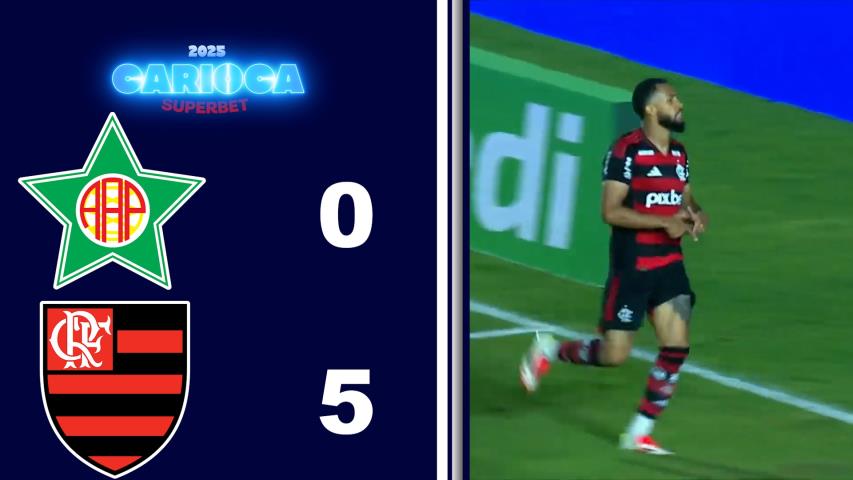 Carioca Superbet 2025 - Taça Guanabara - 8ª Rodada - Portuguesa 0x5 Flamengo