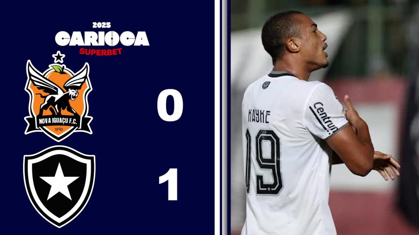 Carioca Superbet 2025 - Taça Guanabara - 8ª Rodada - Nova Iguaçu 0x1 Botafogo