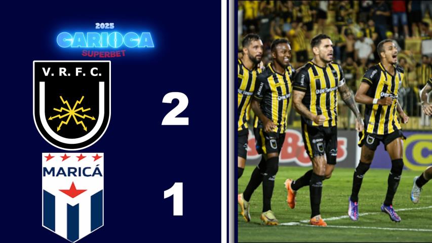 Carioca Superbet 2025 - Taça Guanabara - 8ª Rodada - Volta Redonda 2x1 Maricá