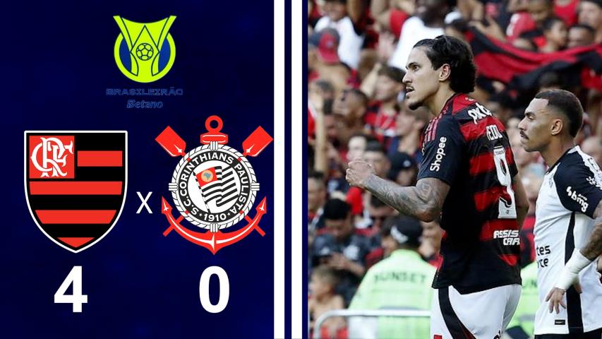 Brasileiro Série a 2025 - 6ª Rodada - Flamengo 4x0 Corinthians