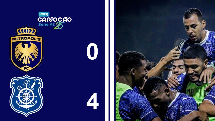Cariocão Loterj Série A2 (2025) - Taça Santos Dumont - 2ª Rodada - Petrópolis 0x4 Olaria
