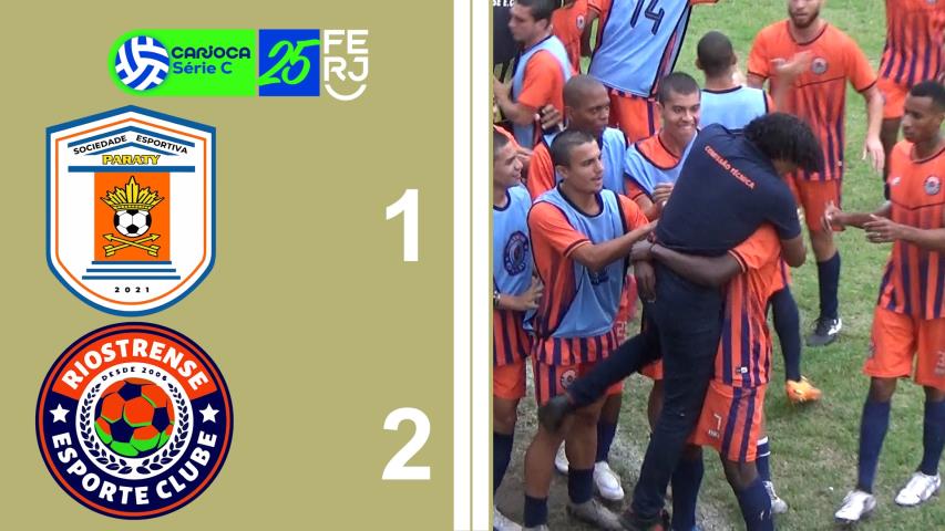 Carioca Série C Profissional (2025) - Taça Waldir Amaral - 3ª Rodada - Paraty 1x2 Riostrense