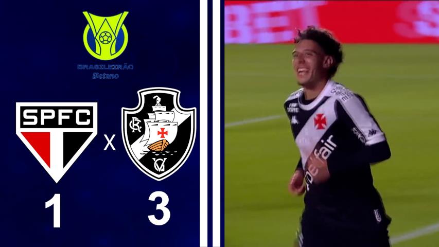 Brasileiro Série a 2025 - 12ª Rodada - São Paulo 1x3 Vasco