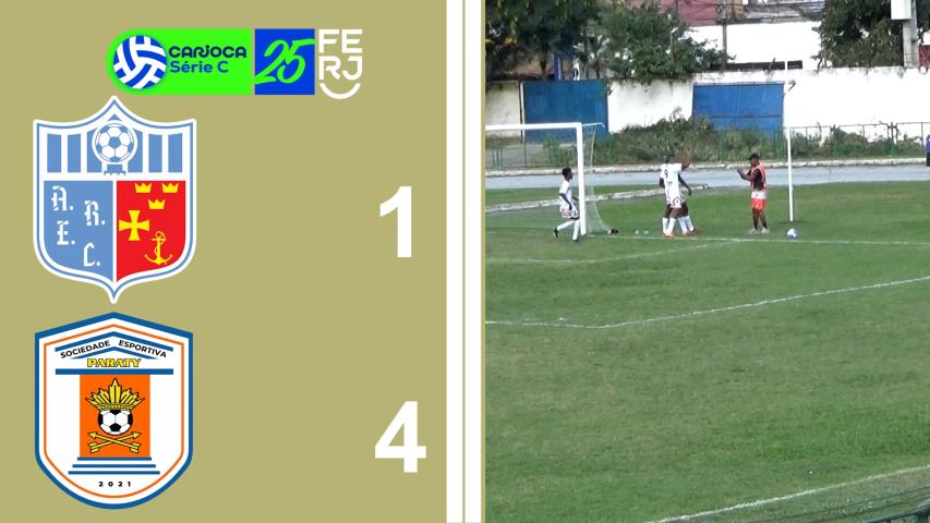 Carioca Série C Profissional (2025) - Taça Waldir Amaral - 4ª Rodada - Angra 1x4 Paraty