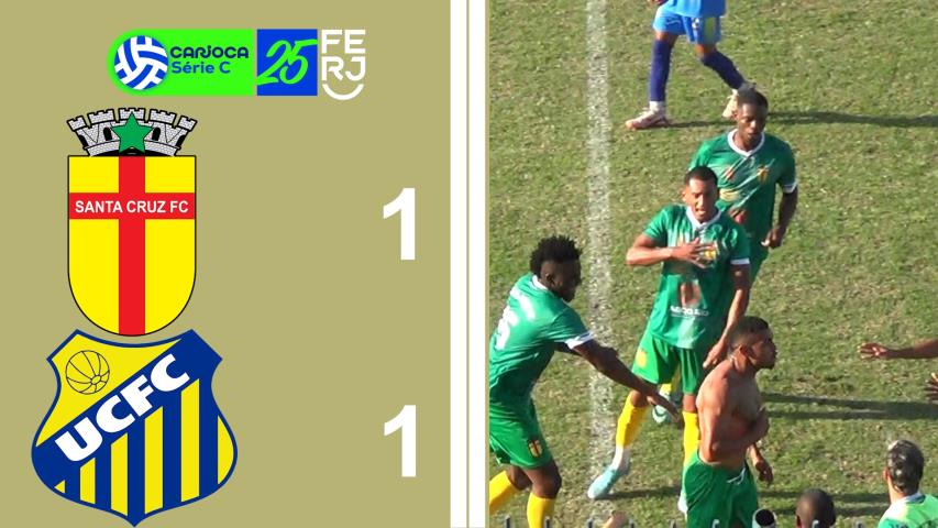 Carioca Série C Profissional (2025) - Taça Waldir Amaral - 4ª Rodada - Santa Cruz 1x1 União Central