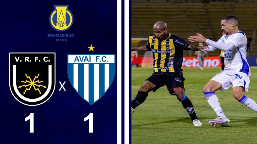 Brasileiro Série B 2025 - 12ª Rodada - Volta Redonda 1x1 Avaí