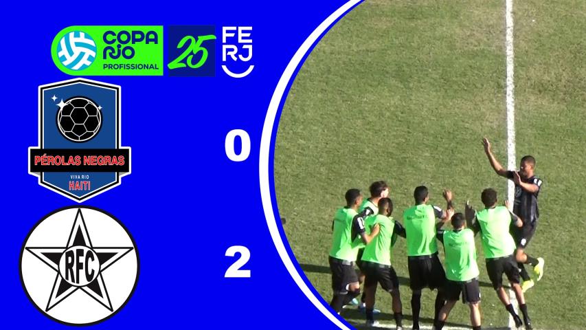 Copa Rio de Profissionais 2025 - 1ª Fase - Jogo de Ida - Pérolas Negras 0x2 Resende