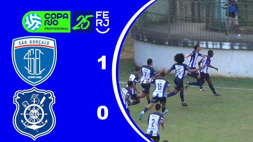 Copa Rio de Profissionais 2025 - 1ª Fase - Jogo de Ida - São Gonçalo 1x0 Olaria