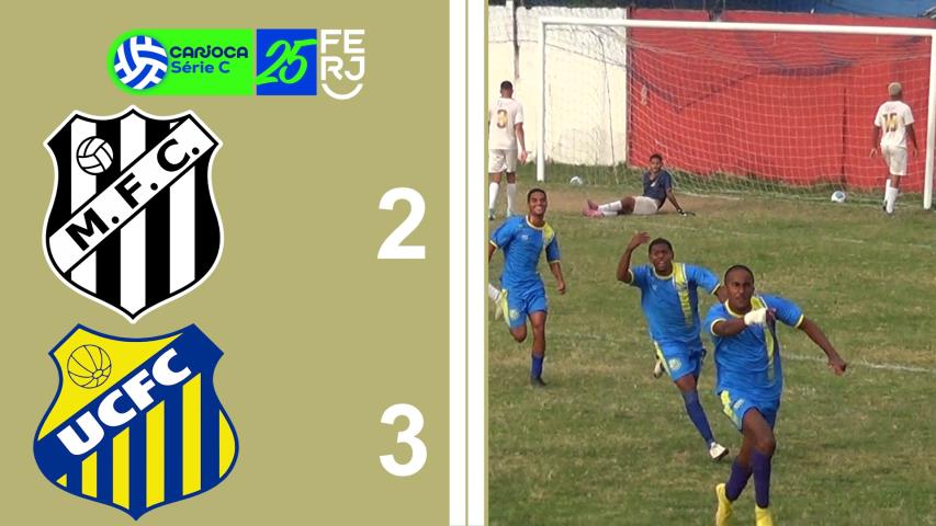 Carioca Série C Profissional (2025) - Taça Waldir Amaral - 2ª Rodada - Mesquita 2x3 União Central