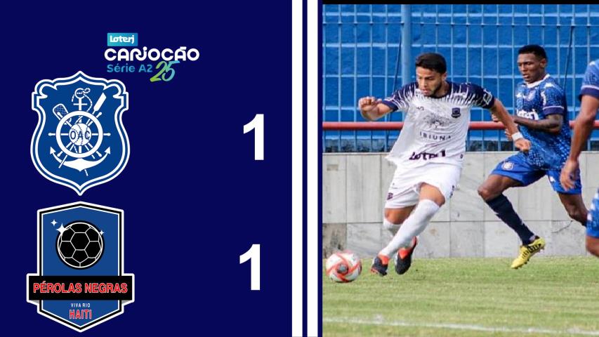 Cariocão Loterj Série A2 (2025) - Taça Santos Dumont - 9ª Rodada - Olaria 1x1 Pérolas Negras