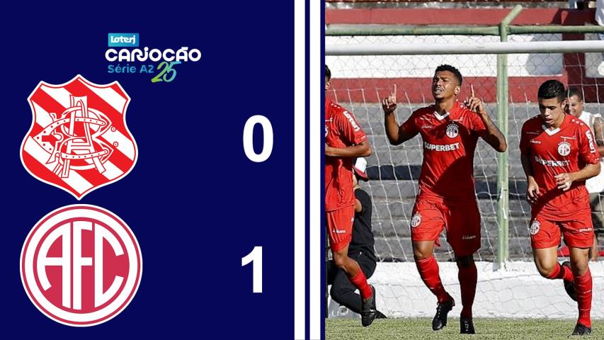 Cariocão Loterj Série A2 (2025) - Taça Santos Dumont - 5ª Rodada - Bangu 0x1 America 