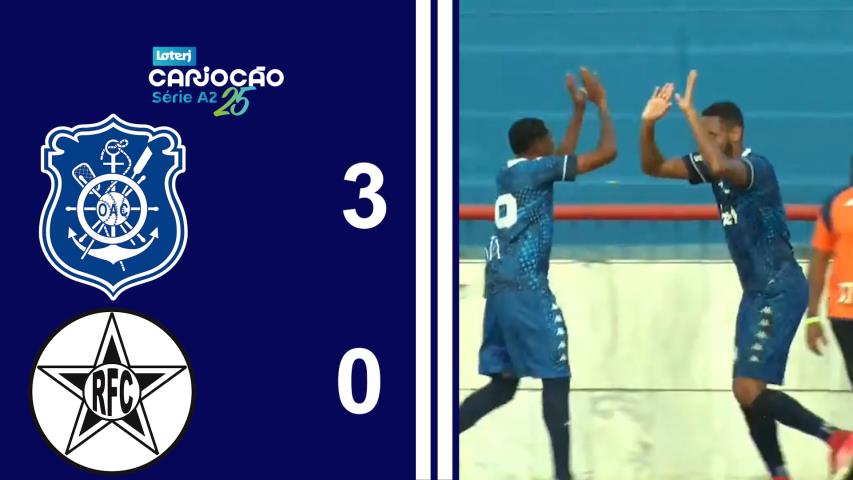 Cariocão Loterj Série A2 (2025) - Taça Santos Dumont - 11ª Rodada - Olaria 3x0 Resende