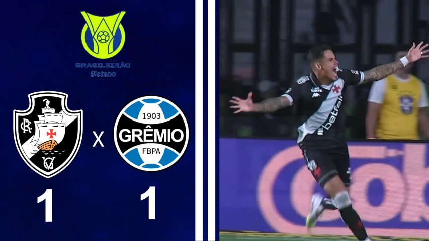 Brasileiro Série a 2025 - 14ª Rodada - Vasco 1x1 Grêmio